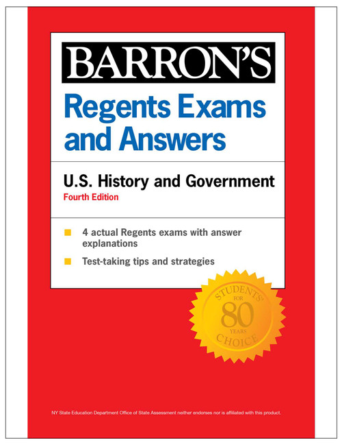 Regents Exams and Answers: U.S. History and Governent, Fourth Edition by Barron's Educational Series, 9798349703614