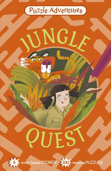 Jungle Quest (4 Action-Packed Stories, 90 Awesome Puzzles!) by Lucy Doncaster, Arianna Bellucci, 9781398871168
