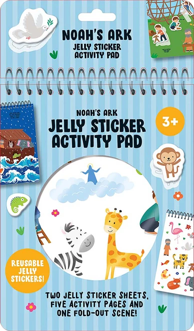 Noah's Ark Jelly Sticker Activity Pad (With 31 Reusable Jelly Stickers, Two Jelly Sticker Sheets, Five  Activity Pages and One Fold-Out Scene!) by Dover Publications, 9780486855516