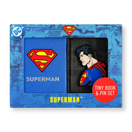 DC Comics: Superman Tiny Book and Pin Set by Insight Editions, 9798337403458