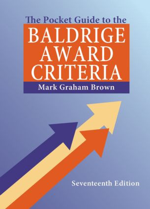 The Pocket Guide to the Baldrige Award Criteria (5-Pack) (Miniature Edition) by Mark Graham Brown, Jonathan Craig, 9781482205275