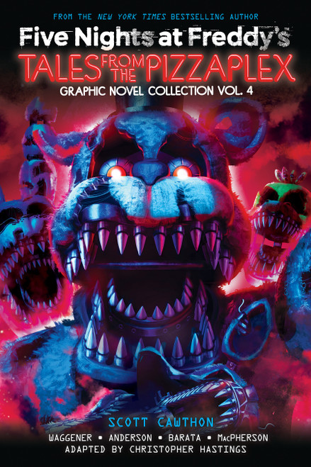 Five Nights at Freddy's: Tales from the Pizzaplex Graphic Novel Collection Vol. 4 by Scott Cawthon, Andrea Waggener, Christopher Hastings, Mike Anderson, Coryn Macpherson, Ronaldo Barata, 9798225044626