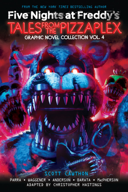Five Nights at Freddy's: Tales from the Pizzaplex Graphic Novel Collection Vol. 4 by Scott Cawthon, Andrea Waggener, Christopher Hastings, Mike Anderson, Coryn Macpherson, Ronaldo Barata, 9798225044633