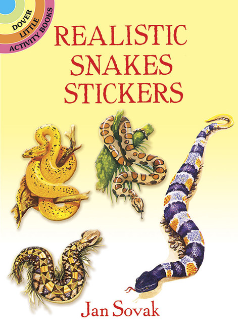 Realistic Snakes Stickers (Miniature Edition) by Jan Sovak, 9780486286808