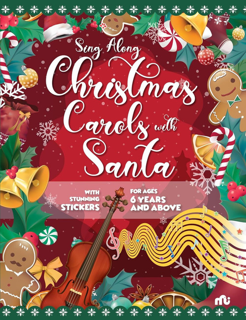 Sing Along Christmas Carols with Santa: With Stunning Stickers by Rupa Publications, Moonstone, 9789361567483