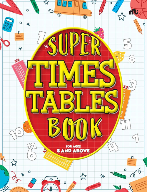 Super Times Table Book by Moonstone, Rupa Publications, 9789361568749
