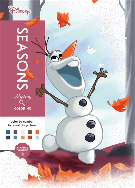 Disney Mystery Coloring: Seasons (A Color by Number Book) by Disney, William Bal, 9798217480937