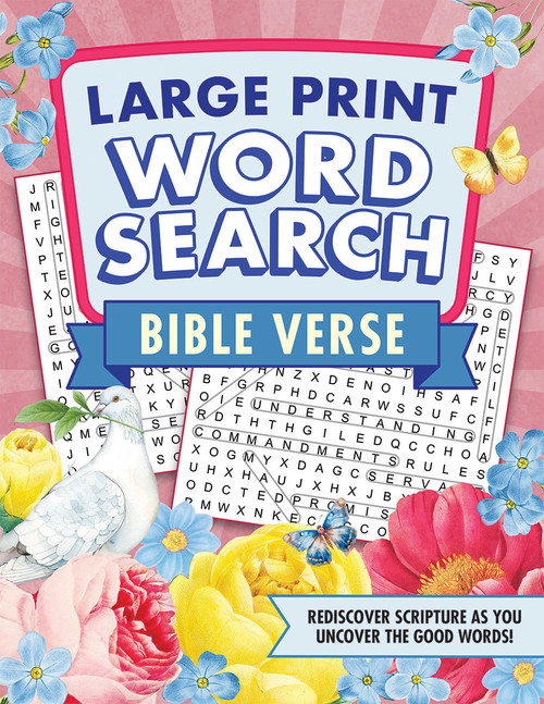 Bible Verse Large Print Word Search by Peter Pauper Press Inc., 9781441348760