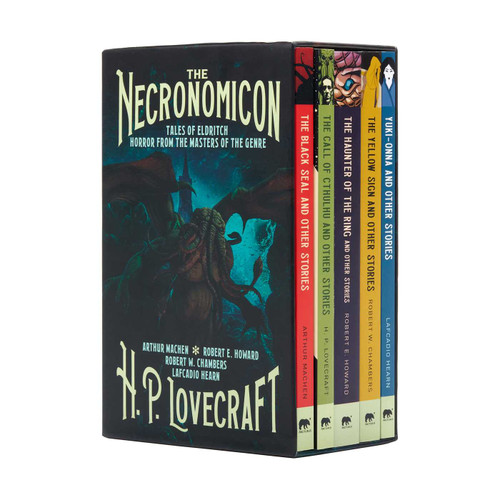 The Necronomicon (5-Book Paperback Boxed Set) by H. P. Lovecraft, Robert Ervin Howard, Arthur Machen, Robert W. Chambers, Lafcadio Hearn, 9781398809406