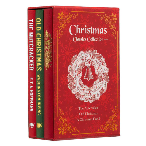 Christmas Classics Collection (The Nutcracker, Old Christmas, A Christmas Carol (Deluxe 3-Book Boxed Set)) (Miniature Edition) by Charles Dickens, E. T. A. Hoffmann, Washington Irving, John Leech, Randolph Caldecott, 9781398833944