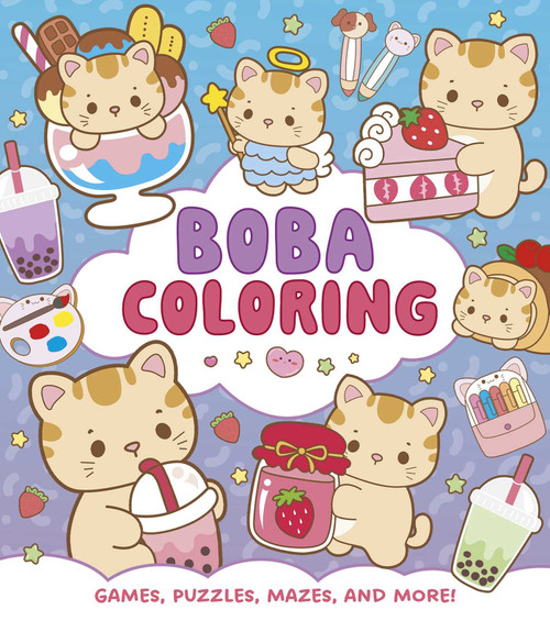Boba Coloring (Games, Puzzles, Mazes and More!) by Em Bruce, 9781398864511