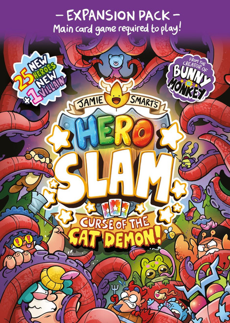 Jamie Smart's Hero Slam Expansion Pack: Curse of the Cat Demon (25 new Heroes and 1 new Villain, from the no 1 bestselling creator of Bunny vs Monkey) by Jamie Smart, 9781399642750