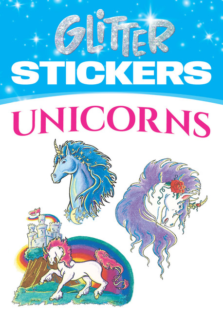Glitter Unicorns Stickers (Miniature Edition) by Christy Shaffer, 9780486435381