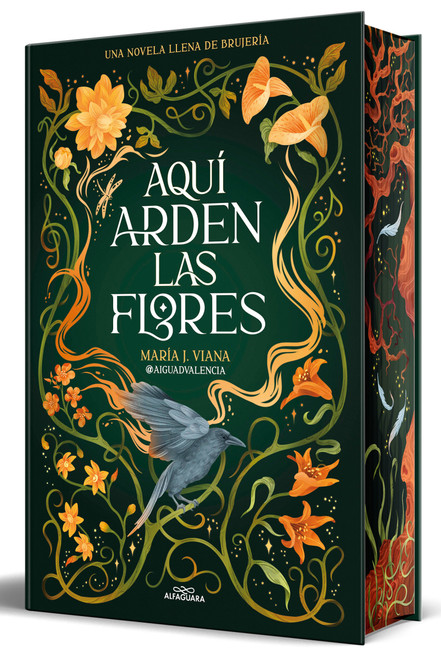Aquí arden las flores (Edición cantos pintados) / Flowers Burn Here (Sprayed Edges Edition) (Spanish Edition) by @AIGUADVALENCIA, 9791387741662