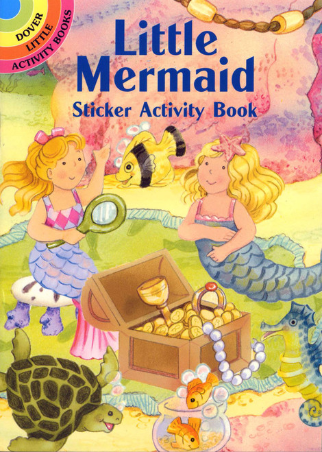 Little Mermaid Sticker Activity Book (Miniature Edition) by Cathy Beylon, 9780486412702