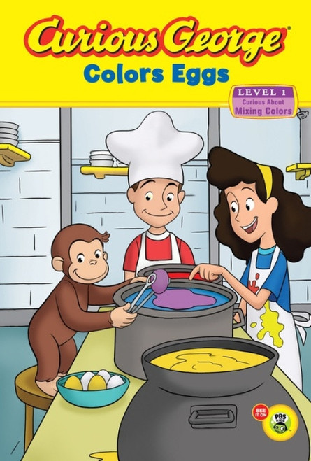 Curious George Colors Eggs (An Easter And Springtime Book For Kids) by H. A. Rey, 9780547315850