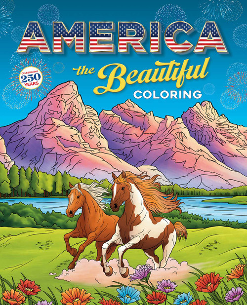 America the Beautiful Coloring by Editors of Thunder Bay Press, 9781667215013