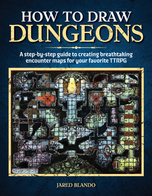 How to Draw Dungeons (Miniature Edition) by Jared Blando, 9781964487878