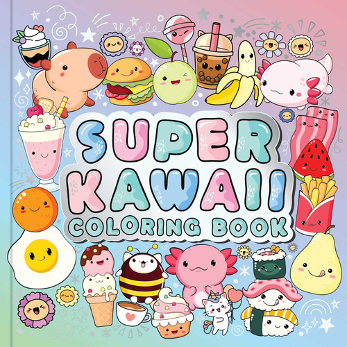Super Kawaii Coloring Book (for Teens & Adults Who Love Cozy and Analog Hobbies) by IglooBooks, 9781805859871