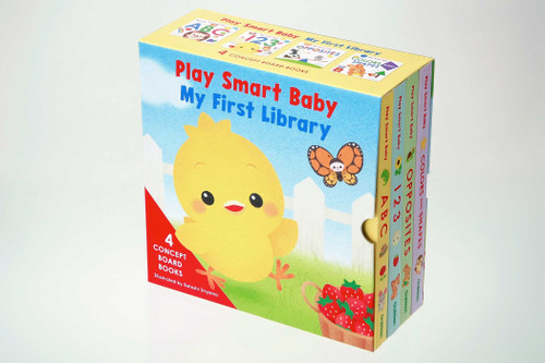 Play Smart Baby 4-Book Boxed Set: ABC, 123, Colors and Shapes, and Opposites by Satoshi Iriyama, 9784056212754