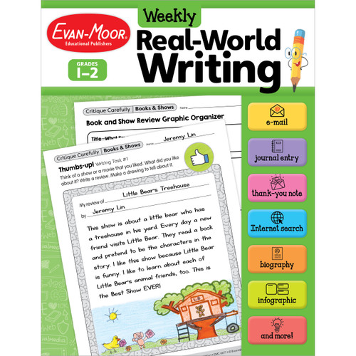 Weekly Real-World Writing, Grades 1-2 by Evan-Moor Educational Publishers, 9781645141563