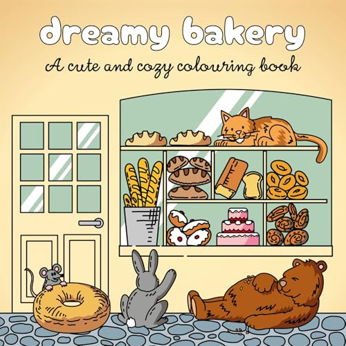 Dreamy Bakery (A cute and cozy colouring book) by Ollie Brown, Ollie Brown, OH, 9781035438570