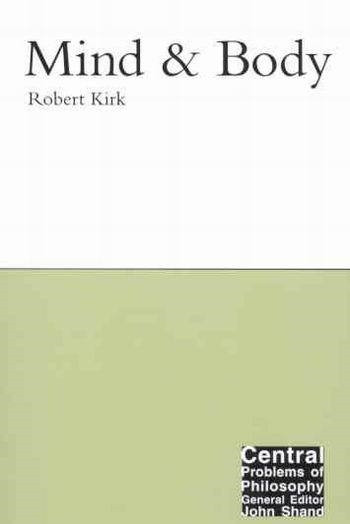 Mind and Body by Robert Kirk, 9780773526747