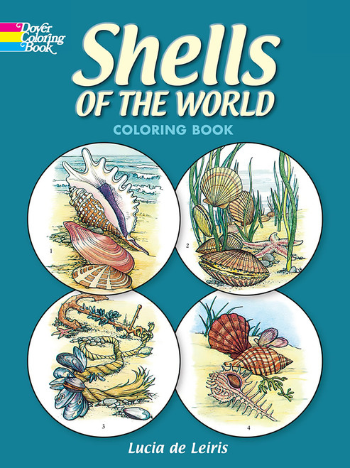 Shells of the World Coloring Book by Lucia de Leiris, 9780486243689