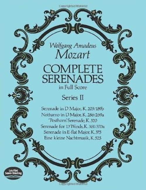 Complete Serenades in Full Score, Series II by Wolfgang Amadeus Mozart, 9780486265667