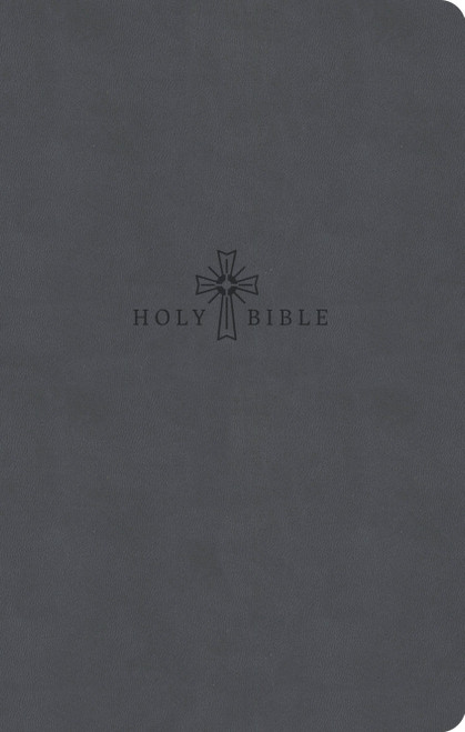 CSB Premium Gift Bible, Easy-to-Read Optimal Type, Charcoal LeatherTouch by CSB Bibles by Holman, 9798384557258