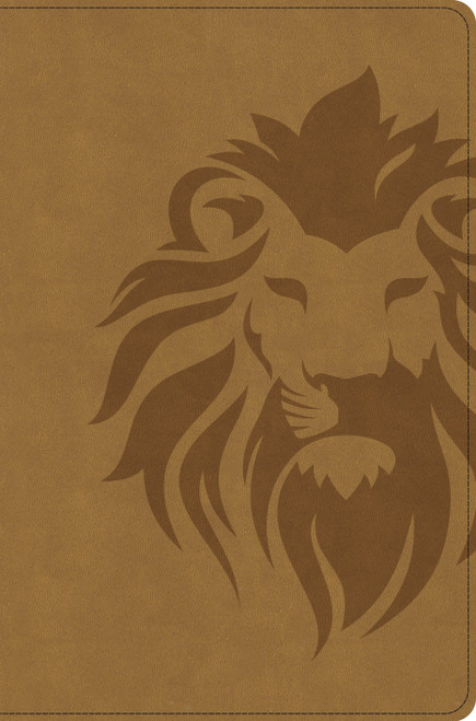CSB One Big Story Bible, Revised & Updated, Easy-to-Read Optimal Type, Brown Lion LeatherTouch, Indexed by CSB Bibles by Holman, 9798384557616