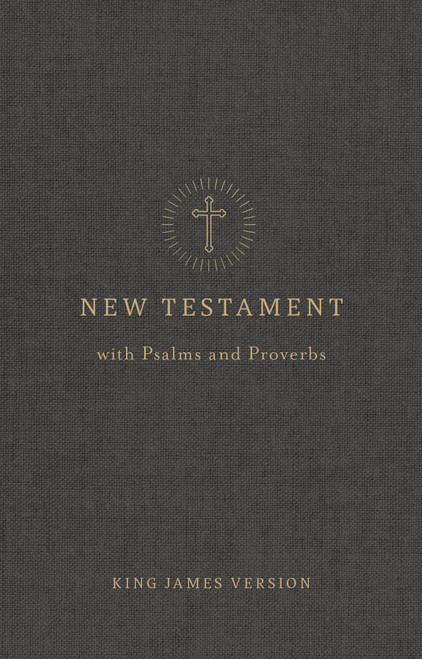 KJV Pocket New Testament with Psalms and Proverbs, Charcoal Trade Paper (Miniature Edition) by Holman Bible Publishers, 9798384557692