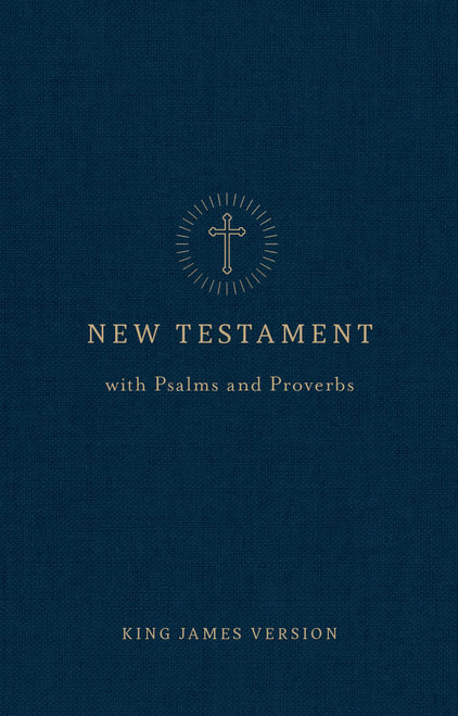 KJV Pocket New Testament with Psalms and Proverbs, Navy Trade Paper (Miniature Edition) by Holman Bible Publishers, 9798384557715