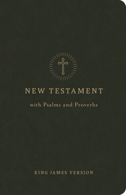 KJV Pocket New Testament with Psalms and Proverbs, Olive LeatherTouch (Miniature Edition) by Holman Bible Publishers, 9798384557722