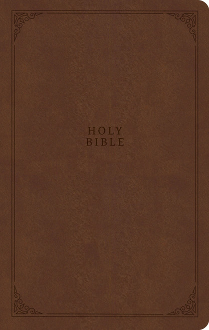 KJV Premium Gift Bible, Brown LeatherTouch by Holman Bible Publishers, 9798384557739