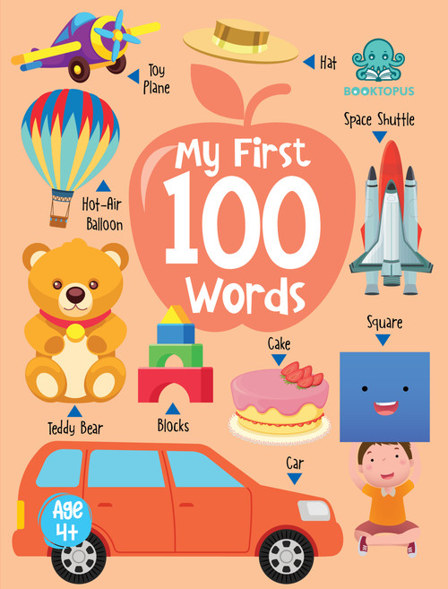 My First 100 Words Mini Board Book by Booktopus, 9789365691757