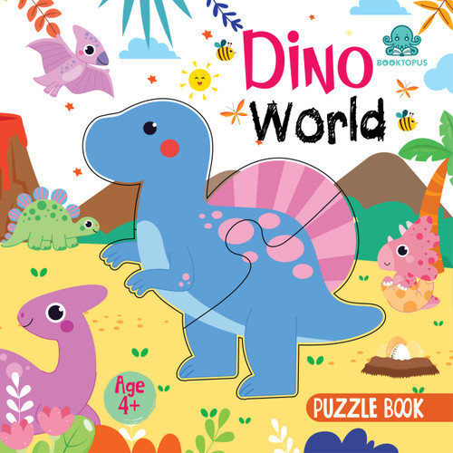 Dino World (Puzzle Book) by Booktopus, 9789365699401