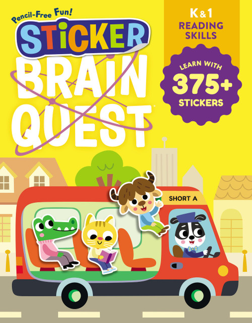 Sticker Brain Quest: Learn Reading Skills with Stickers for Grades K & 1 by Workman Publishing, 9781523534074