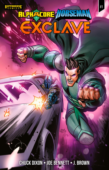 Alphacore/Horseman: Exclave #1 by Chuck Dixon, Joe Bennett, J. Brown, The Invisible Art Studio, 9781971084817