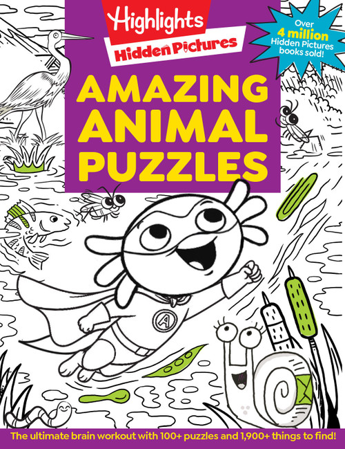 Amazing Animal Puzzles by Highlights, 9781639625017
