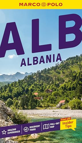 Marco Polo Albania Pocket Travel Guide (Pull-out Map | Local Knowledge | Covers Tirana, Berat, Albanian Riviera and more) by Marco Polo, 9781917131568