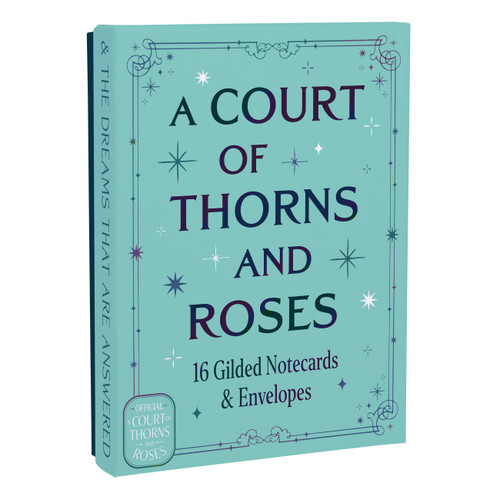 A Court of Thorns and Roses Official Gilded Notecards (16 Notecards & Envelopes--from the ACOTAR Collection) by Sarah J. Maas, 9781797249780