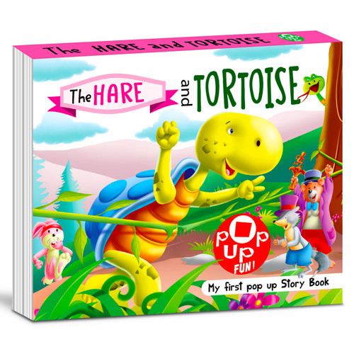 The Hare and Tortoise Pop-up Story Book by Mamta Garg, 9789376890101