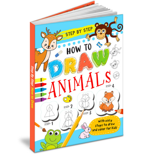 How To Draw Animals Book by Mamta Garg, 9789376890170