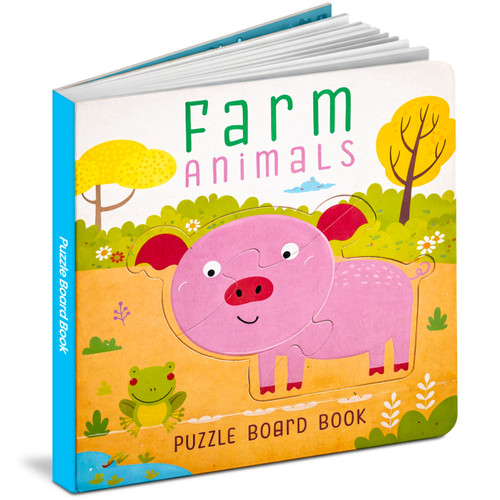 Farm Animals Puzzle Board Book by Mamta Garg, 9789376891559