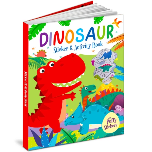 Dinosaur Sticker & Activity Book - Puffy Stickers by Mamta Garg, 9789376892587