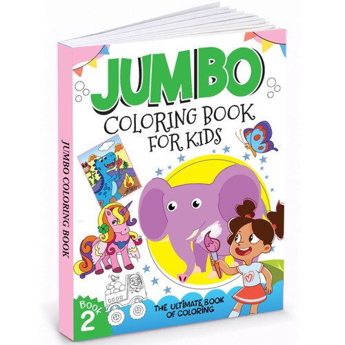Jumbo coloring book-2 by Mamta Garg, 9789376893430