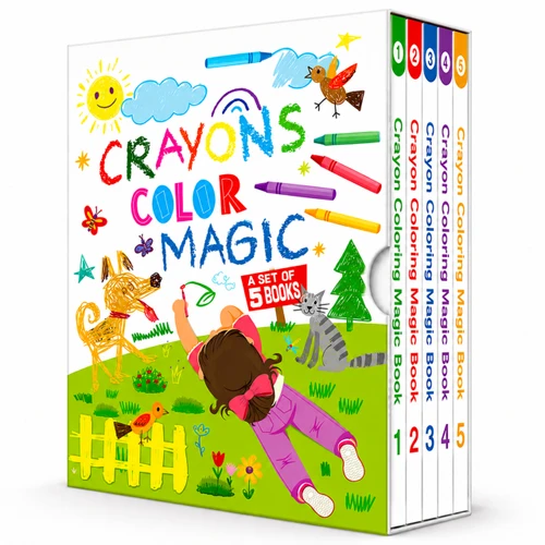 Crayons color Magic 5 Books Set by Mamta Garg, 9789376893522