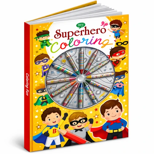 My Super Hero coloring Book by Mamta Garg, 9789376893744