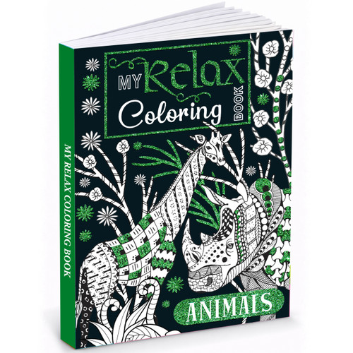 My Relax coloring Book Animals by Mamta Garg, 9789376897971